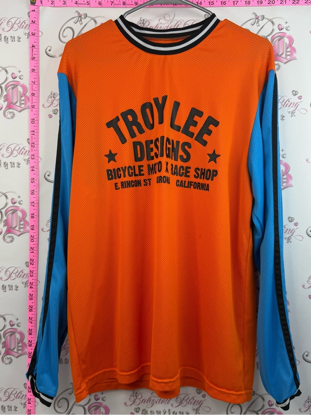 Troy Lee Designs jersey shirt Orange Graphic Mesh Tee